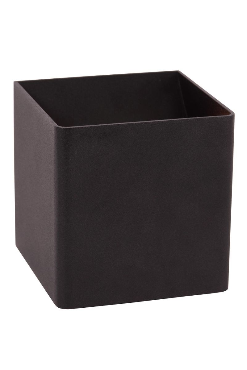 Lucide VERTIGO - Nástenné svietidlo Vonkajšie - LED Dim. - 1x6W 2700K - IP54 - S magnetickou doskou na stenu - Čierna